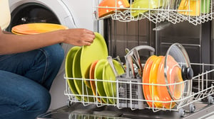 Unloading Dishwasher