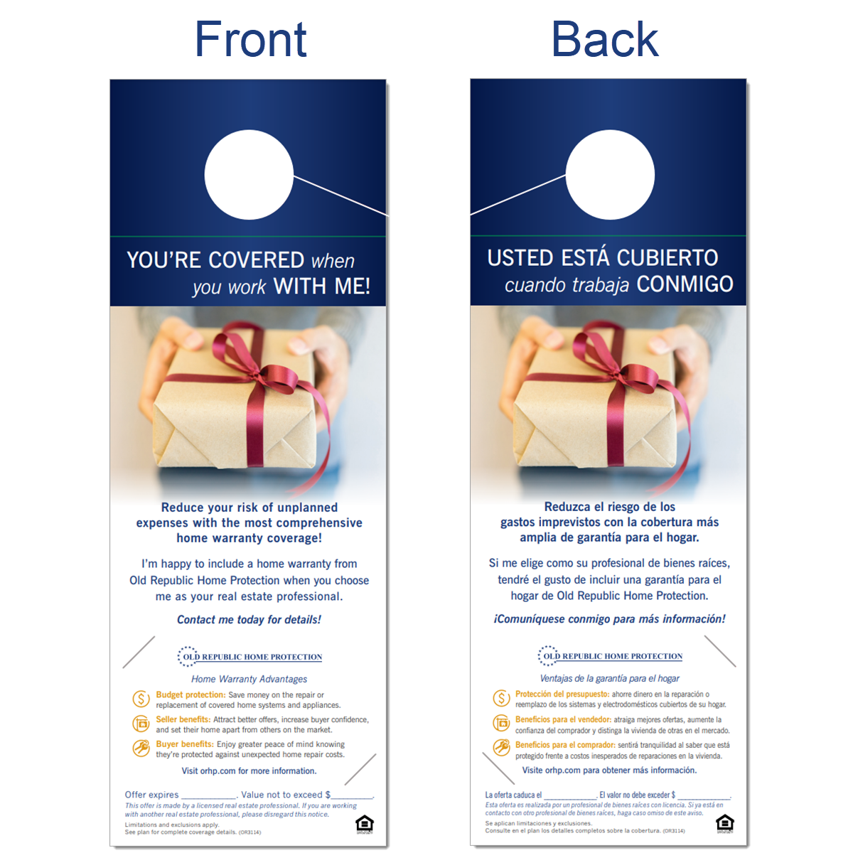 Compimentary_Home_Warranty_Spanish_Door_Hanger Compimentary_Home_Warranty_Spanish_Door_Hanger